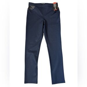 DKNY Classic Navy Pants with banded waist NWT.